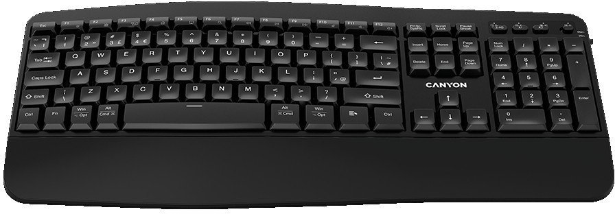CANYON HKB-W6 Bezprzewodowa Ergonomia Czarna