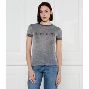 Patrizia Pepe T-shirt Slim Fit - Koszulki i topy damskie - miniaturka - grafika 1