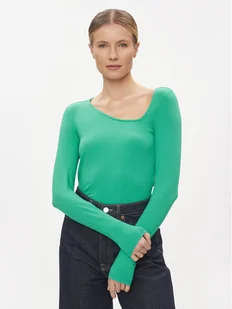Vero Moda Bluzka Carina 10301178 Zielony Regular Fit - Bluzki damskie - miniaturka - grafika 1