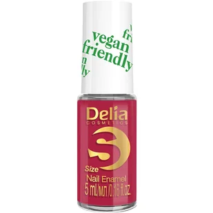 Delia Cosmetics Cosmetics Size S Lakier d/paz Vegan Friendly 221 sweet plum 233 Agnes 5.0 ml - Lakiery do paznokci - miniaturka - grafika 1