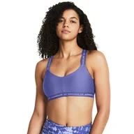 Biustonosze - Damski Stanik sportowy UNDER ARMOUR CROSSBACK LOW 1361033-561 – Niebieski - miniaturka - grafika 1