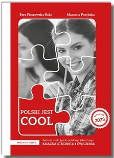 Polski jest Cool 1.2. Książka studenta i zeszyt ćwiczeń. Poziom A1. Część 2 - Książki obcojęzyczne do nauki języków - miniaturka - grafika 1
