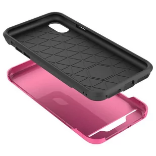 Zizo Star Diamond Hybrid Cover Etui iPhone X (Pink/Black) - Etui i futerały do telefonów - miniaturka - grafika 3