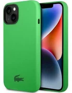 Etui i futerały do telefonów - Lacoste Etui Hardcase Silicone do iPhone 14 Plus zielone - miniaturka - grafika 1