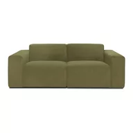 Sofy i kanapy - Zielona sztruksowa sofa modułowa Scandic Sting - miniaturka - grafika 1