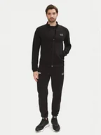 Dresy męskie - EA7 Emporio Armani Dres 7M000130 AF12501 UC001 Czarny Regular Fit - miniaturka - grafika 1