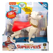 Figurki dla dzieci - Fisher Price League Super Pets Krypto 15cm sound - miniaturka - grafika 1