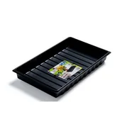 Pozostałe akcesoria do uprawy roślin - Taca wysiewna 53 x 32 cm czarna - miniaturka - grafika 1