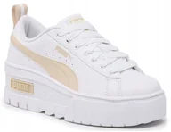 Buty sportowe damskie - 38,5 Buty Puma Wedge Wns Damskie Białe Sportowe 386273 06 - miniaturka - grafika 1