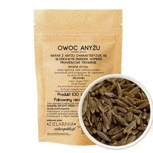 Owoc anyżu 50g ZIELARZPOLSKI.PL - Przyprawy i zioła sypkie - miniaturka - grafika 1