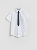 Bluzki dla chłopców - Reserved - Koszula z krawatem - biały - miniaturka - grafika 1