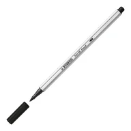 Zabawki kreatywne - Pisak Pen 68 Brush Czarny, Stabilo - miniaturka - grafika 1