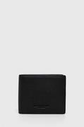 Portfele - Marc O'Polo portfel skórzany męski kolor czarny - miniaturka - grafika 1