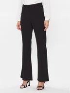 Spodnie damskie - Rinascimento Spodnie materiałowe CFC0113049003 Czarny Regular Fit - miniaturka - grafika 1