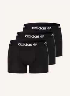 Majtki damskie - Adidas Originals Bokserki Comfort Flex Cotton 3-Stripes, 3 Szt. schwarz - grafika 1