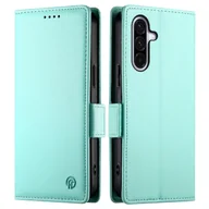 Portfele - Do Samsung Galaxy A56 5G Stand Case Portfel ze skóry PU Pokrowiec na telefon Zielony miętowy - miniaturka - grafika 1