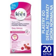 Depilacja - Veet Wax Strips plastry do depilacji woskiem Vitamin E & Almond Oil 20 szt. - miniaturka - grafika 1