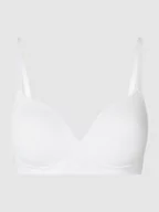 Biustonosze - Miękki biustonosz z dodatkiem streczu — watowany - miniaturka - grafika 1