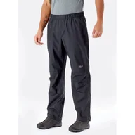 Spodnie sportowe męskie - Męskie spodnie przeciwdeszczowe Rab Downpour Eco Pants black - S - miniaturka - grafika 1
