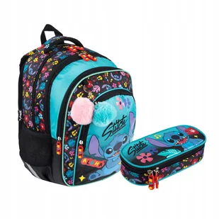 Zestaw Plecak 4 k. piórnik saszetka Stitch Mint Aloha Majewski - Nerki - miniaturka - grafika 1