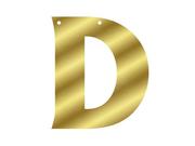 Dekoracje sali - Baner Personalizowany łączony - litera D - miniaturka - grafika 1