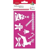 Pozostałe akcesoria dla plastyków - Titanum Szablon Świąteczny Bożonarodzeniowy 105x180mm Craft-fun Series - miniaturka - grafika 1