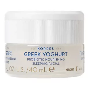 Korres Greek Yoghurt - Odżywczy krem-maska na noc - Kremy do twarzy - miniaturka - grafika 1