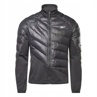 Kurtki męskie - REEBOK - KURTKA MĘSKA - OW TW+GR HYBRID JACKET HG8926 CZARNA - miniaturka - grafika 1