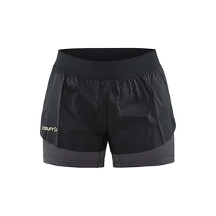 Damskie Spodenki CRAFT CTM DISTANCE 2IN1 SHORTS W 1910424-999985 – Czarny - Spodenki damskie - miniaturka - grafika 1