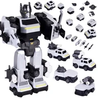 Roboty dla dzieci - Joko Zabawka Robot Magnetyczny Transformer 2w1- duża figurka - akcesoria ZA6009 - miniaturka - grafika 1