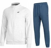 Dresy męskie - 4F OCIEPLANY MÄSKI DRES BAWEĹNA KOMPLET BLUZA SPODNIE / rozm L - miniaturka - grafika 1