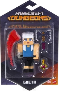 Figurka dla dzieci Greta z Minecraft Dungeons 8,3 cm plus akcesoria - Figurki dla dzieci - miniaturka - grafika 1