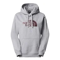 Bluzy sportowe damskie - Bluza damska The North Face Drew Peak 0A89EHFB31 - szare - miniaturka - grafika 1