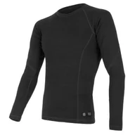 Koszulki sportowe męskie - Męska koszulka Sensor Merino DF Rozmiar: XL / Kolor: czarny - miniaturka - grafika 1