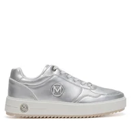 Sneakersy damskie - Sneakersy MEXX MI001014051W Srebrny - miniaturka - grafika 1