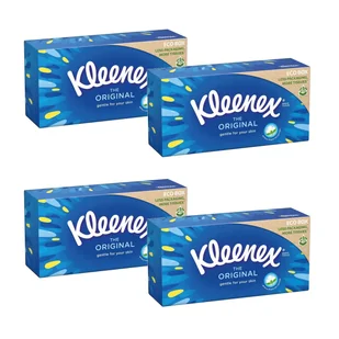 Kleenex, Chusteczki higieniczne Original, 4x70 szt. - Apteczki i materiały opatrunkowe - miniaturka - grafika 1
