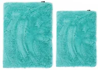 Dywaniki łazienkowe - Dywaniki Łazienkowe, Zestaw Dywaników, Turkusowe Komplet 2 szt. - miniaturka - grafika 1