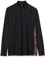 Bluzy damskie - Nike W NP WM NEREIDS GRX HZ bluza damska, czarna/szara, XL - miniaturka - grafika 1