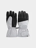 Rękawice narciarskie - Rękawice narciarskie 4F Gloves Fnk M150 Rozmiar rękawiczek: L / Kolor: szary/czarny - miniaturka - grafika 1
