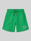Spodnie i spodenki dla chłopców - Szorty z dzianiny dresowej z wpuszczanymi kieszeniami - miniaturka - grafika 1