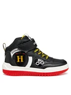 Buty dla chłopców - Geox Sneakersy J Buzzerlight J56MCD 054FU C0048 S Czarny - miniaturka - grafika 1
