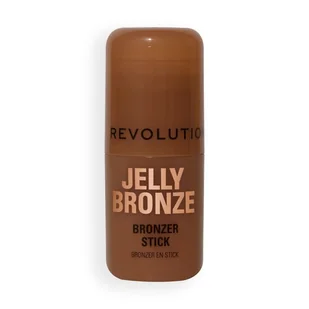 Makeup Revolution Jelly Bronze Żelowy Bronzer w Sztyfcie Medium Sunset - Bronzery i konturowanie twarzy - miniaturka - grafika 1