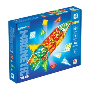 Płytki magnetyczne Geomag Gems Rocket 32 - Klocki - miniaturka - grafika 1