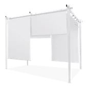 Kratki i pergole - Zadaszenie na taras SPRINT PLUS 3x4 White/White - HARDMAISTER - miniaturka - grafika 1