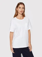 Koszulki i topy damskie - Benetton United Colors Of T-Shirt 3BVXE18A0 Biały Relaxed Fit - miniaturka - grafika 1