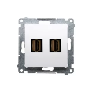 Kontakt Simon KONTAKT - Gniazdo HDMI Podwójne DGHDMI2.01/11 SIMON54 - Gniazdka elektryczne - miniaturka - grafika 1