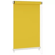 Rolety - vidaXL Lumarko Roleta zewnętrzna, 140x230 cm, żółta 312878 - miniaturka - grafika 1