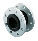 Łączniki, trójniki, kształtki - Łącznik amortyzacyjny kołnierzowy typ ZKB DN100 - miniaturka - grafika 1