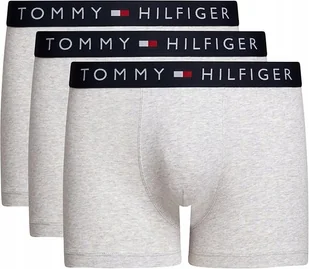 Bokserki Męskie Tommy Hilfiger TH Trunk 3Pack (UM0UM03400-0R4) XL - Majtki męskie - miniaturka - grafika 1