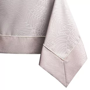Obrus Gaia Pudrowy róż Tłoczony Roślinny 140x350 AmeliaHome - TCLOTH/AH/GAIA/BRD/PPG/POWDERPINK/140X350 - Obrusy i serwetki - miniaturka - grafika 1